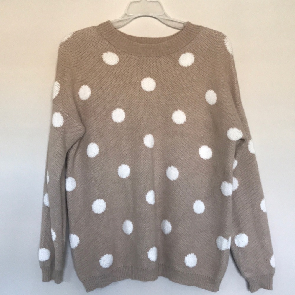 Chelsea & Theodore Polka Dot Sweater